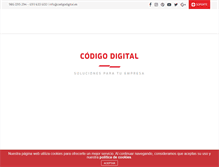 Tablet Screenshot of codigodigital.es